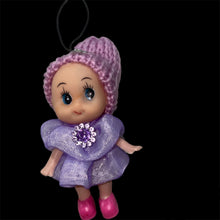 Load image into Gallery viewer, Choice of Color Baby Doll Ornament with Jewels, 3&quot; x 2&quot;