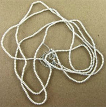 Load image into Gallery viewer, Loose Beads On a String Off White Hank Beads, 1/8&quot; Wide Beads