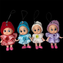 Load image into Gallery viewer, Choice of Color Baby Doll Ornament with Jewels, 3&quot; x 2&quot;