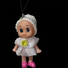 Load image into Gallery viewer, Choice of Color Baby Doll Ornament with Jewels, 3&quot; x 2&quot;