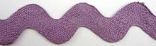 Load image into Gallery viewer, Purple Rick Rack Trim 1&quot; Wide, Sold by the Yard