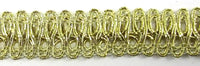Trim with Two Rows Gold Bullion loops 5/8