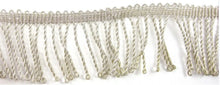 Load image into Gallery viewer, Fringe Silver Beige Bullion Trim 2&quot; Wide Sold by the Yard