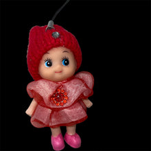 Load image into Gallery viewer, Choice of Color Baby Doll Ornament with Jewels, 3&quot; x 2&quot;