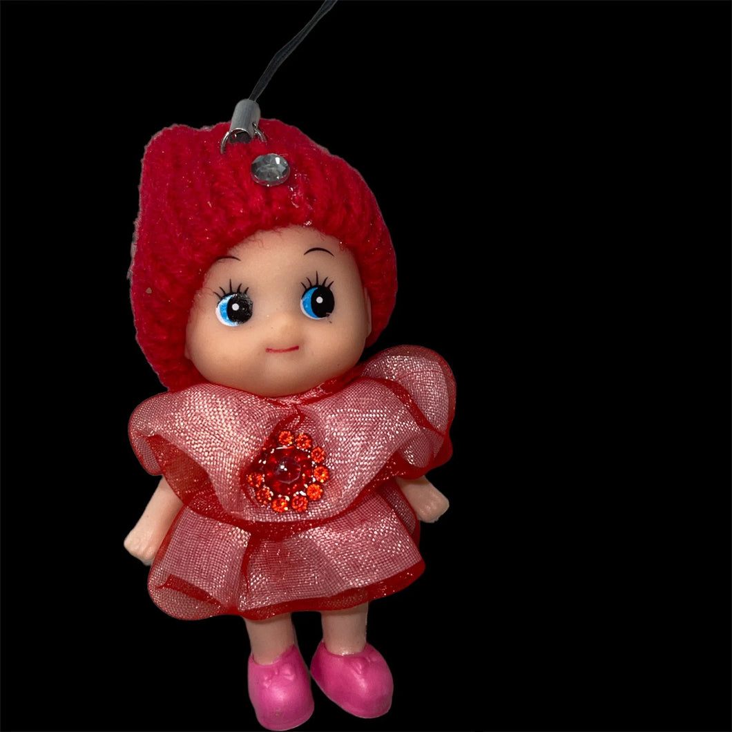 Choice of Color Baby Doll Ornament with Jewels, 3