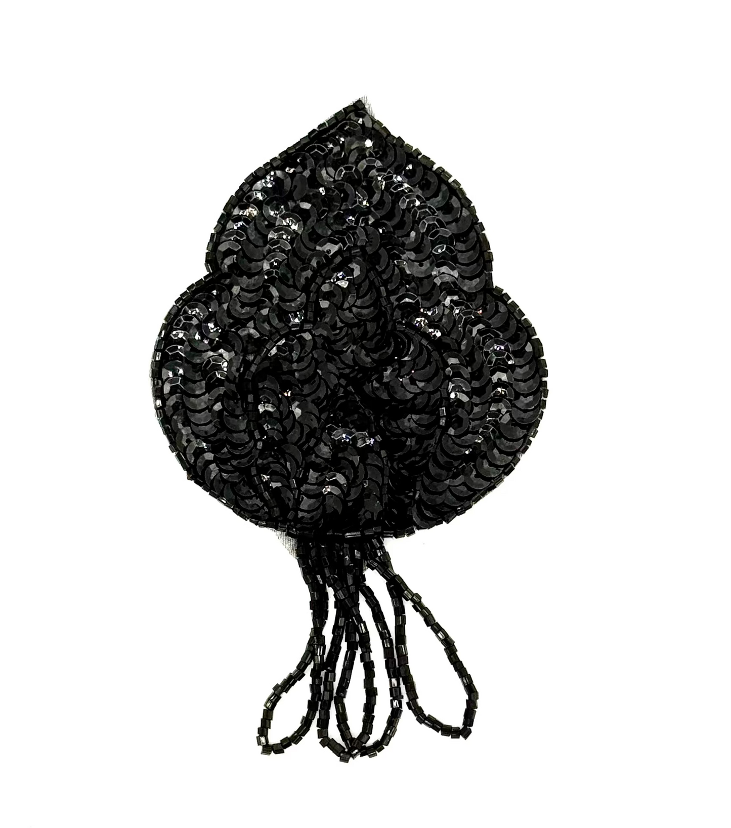 Epaulet - Choice of Color - Sequins -  Beads 6" x 3.5"