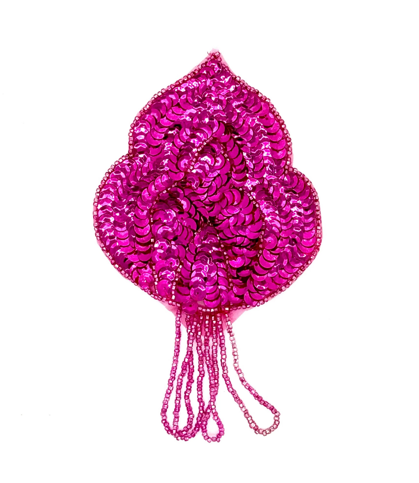 Epaulet - Choice of Color - Sequins -  Beads 6" x 3.5"