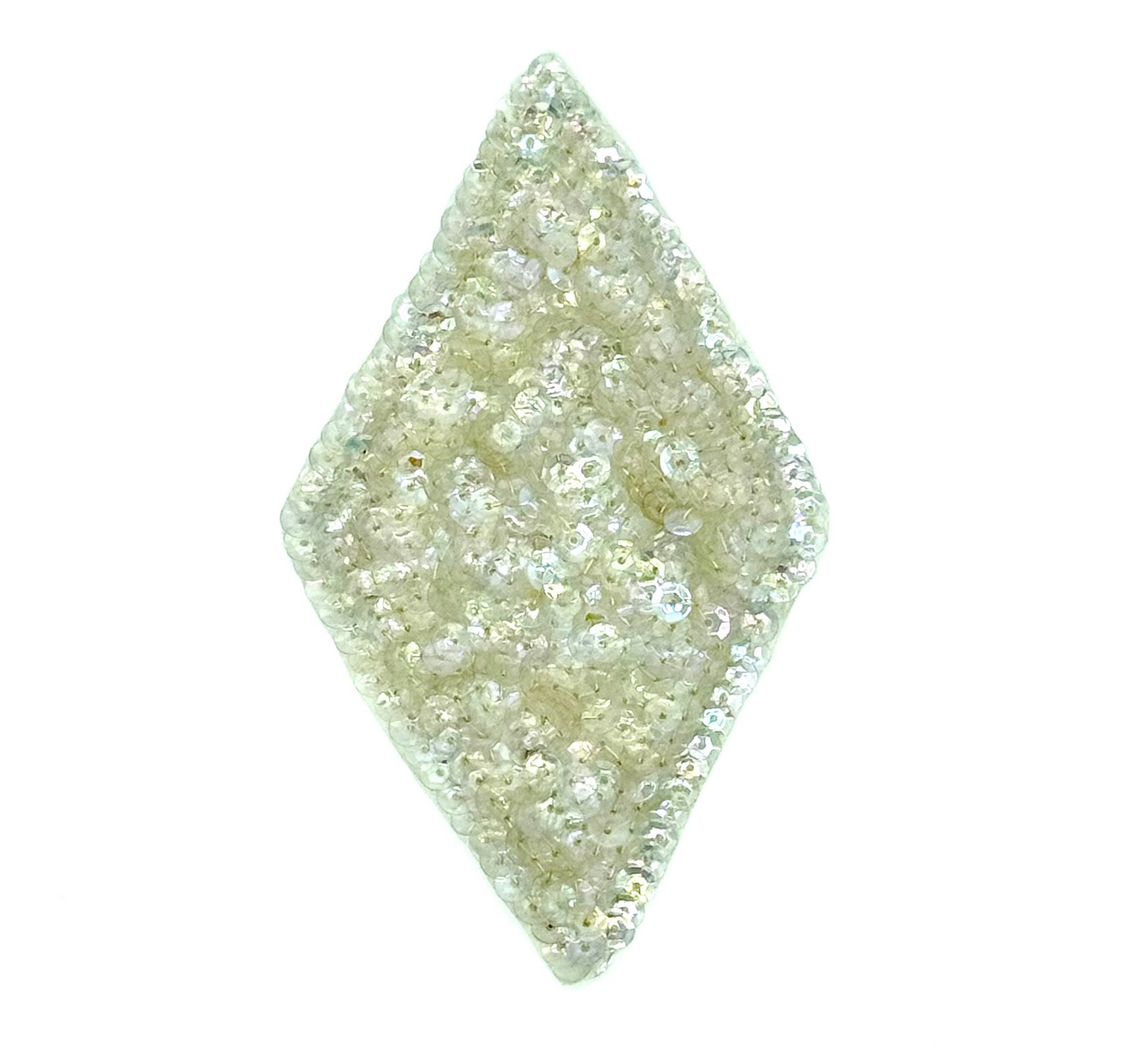 Diseño de Diamante con Lentejuelas Iridiscentes 2.75" x 4.5"