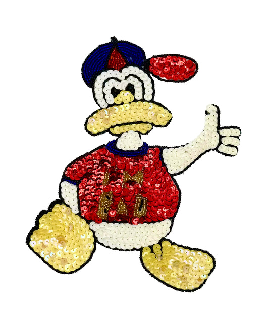Duck with Red T-Shirt saying "I'm Bad" 8" x 6.5”