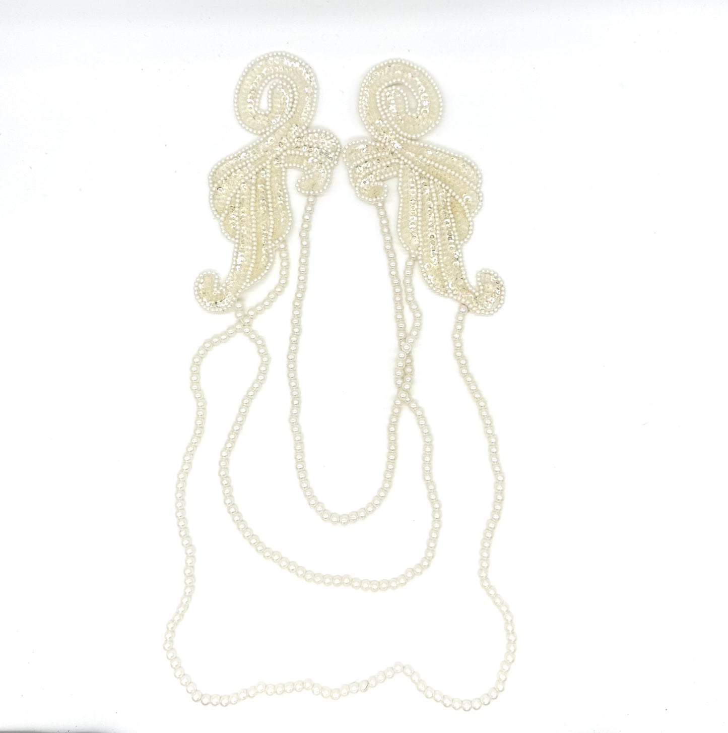 Choice of Color Epaulet with Strands of Beads, 17" x 13"