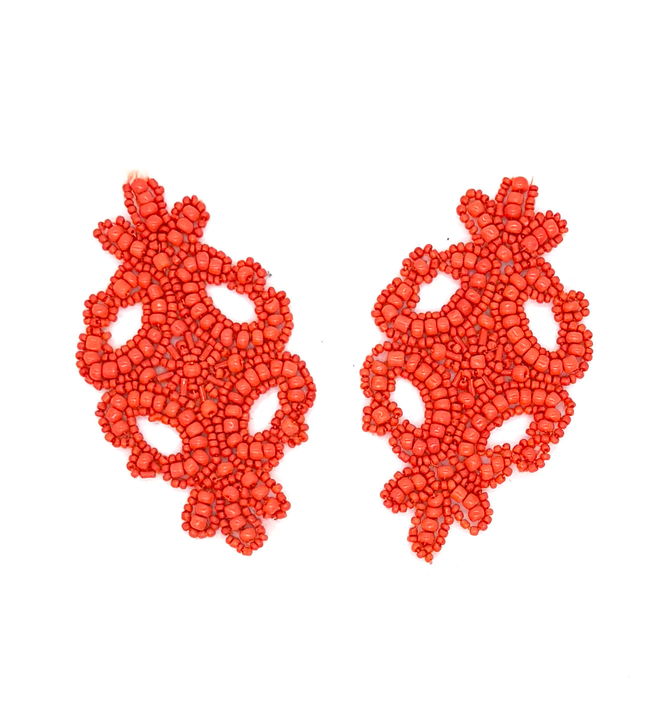 Apliques de coral con diseño de motivos - Juego de 3 piezas o piezas separadas - Pieza para cuello y pares