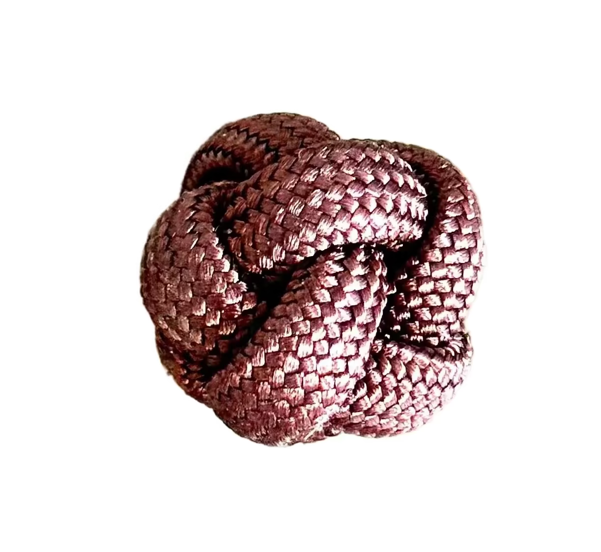 Frog Closure Center - Espresso Brown 1”x 1”