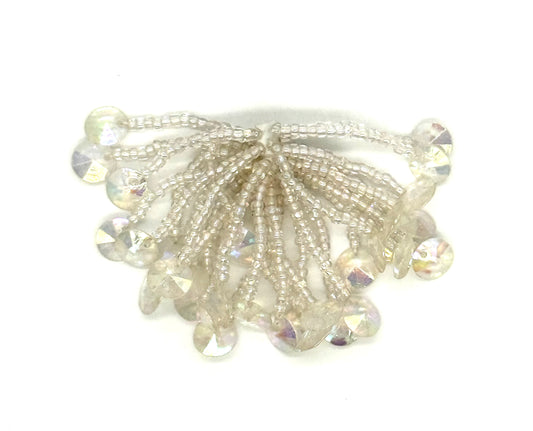 Epaulet Bundle -  Iridescent Beads - Crystals Bead 2”x 2”
