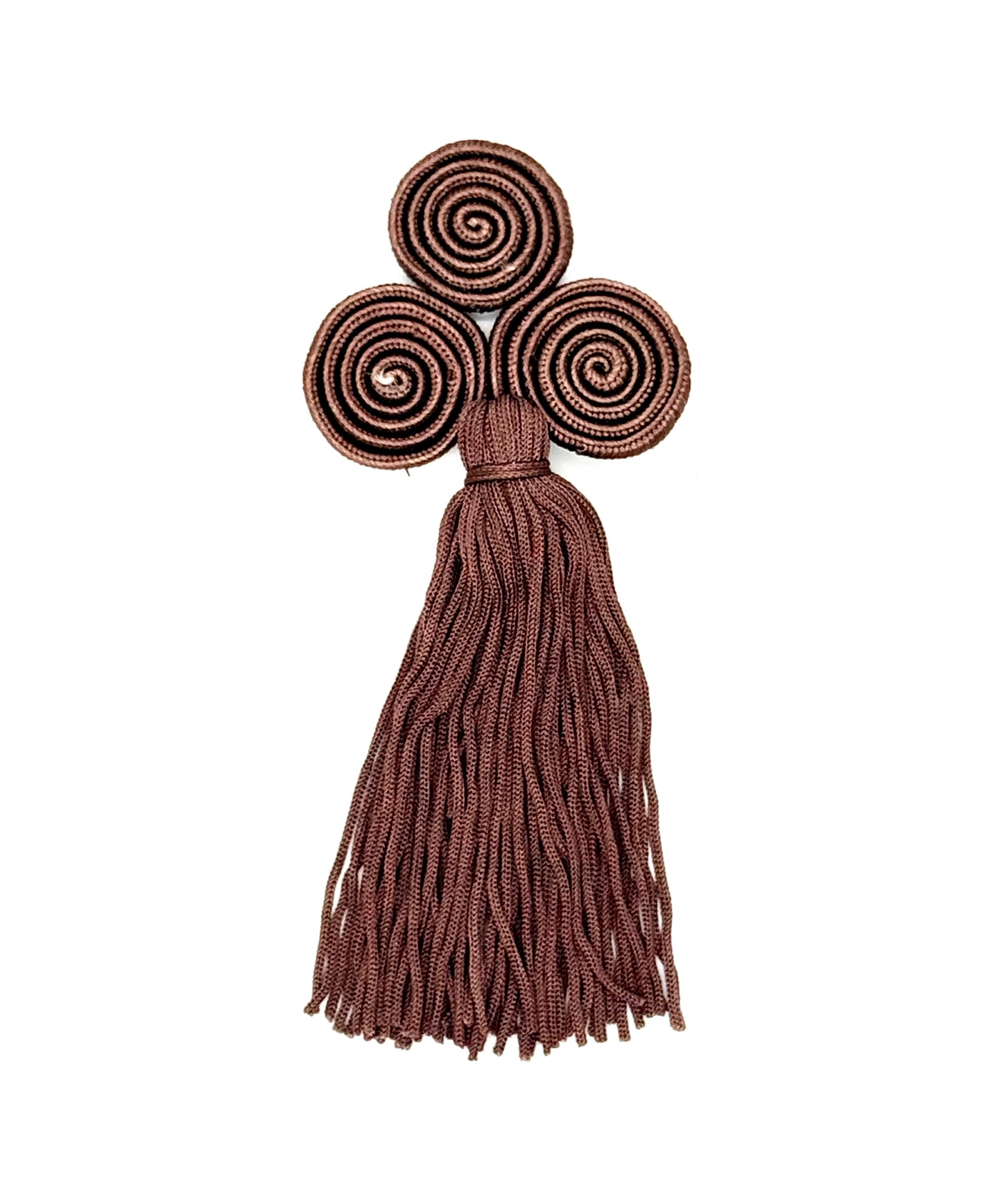 Passementerie Tassel - Chocolate Brown 5.5" x 2.5"