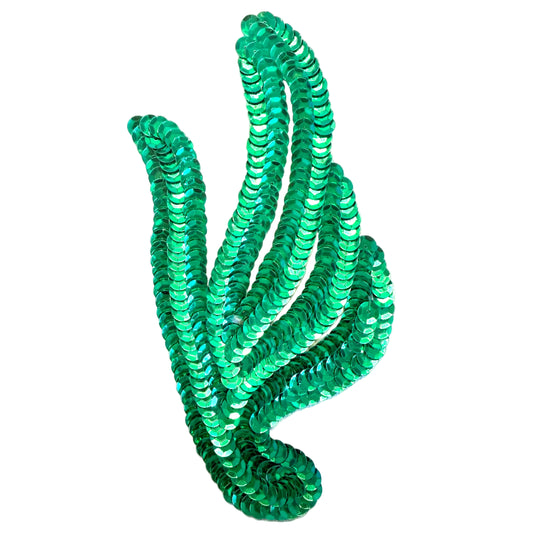 Hoja - Lentejuelas verdes 15.24 cm x 8.25 cm