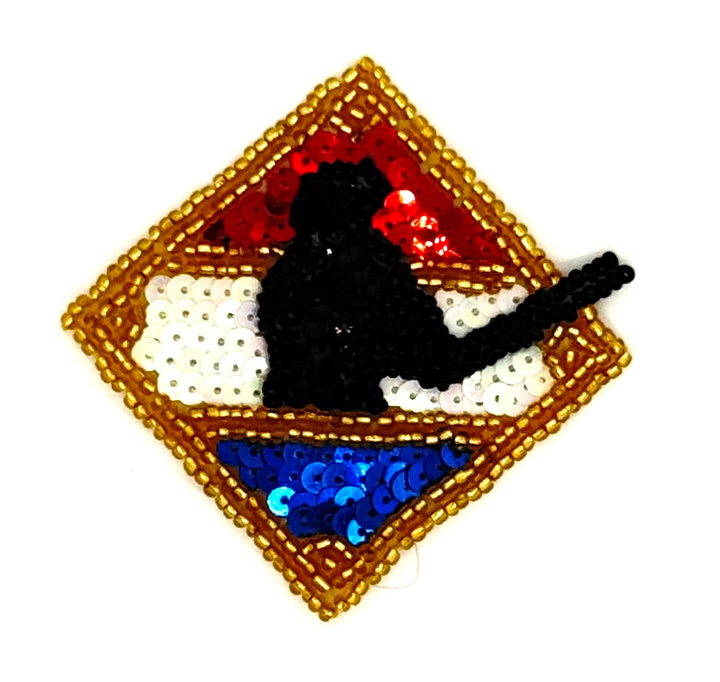 Insignia de béisbol de 3" x 3"