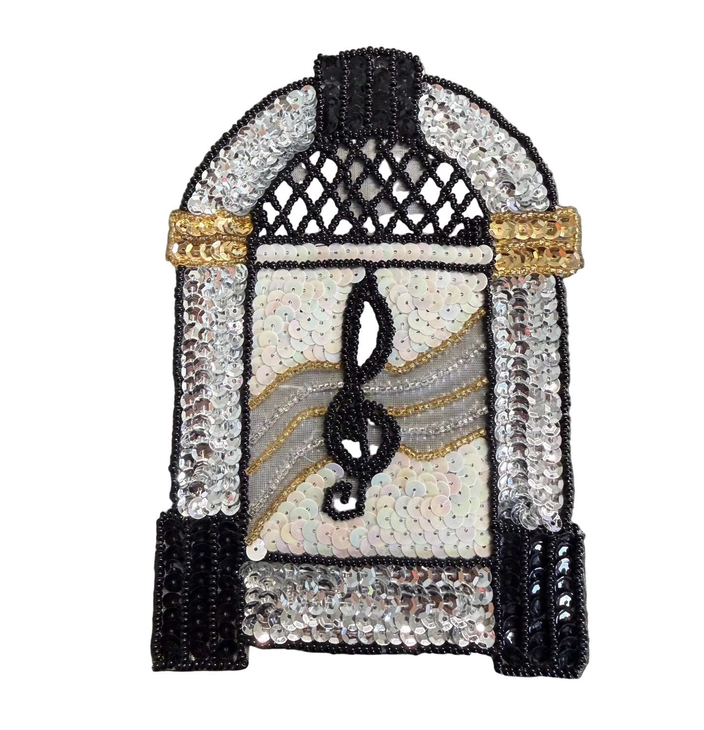Aplicación de lentejuelas Juke Box 6.5" x 4.5"