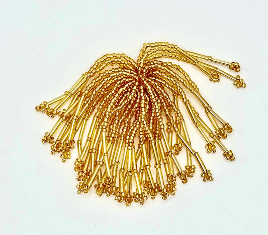 Epaulet bundle - Gold Beads 2.5"x 2”