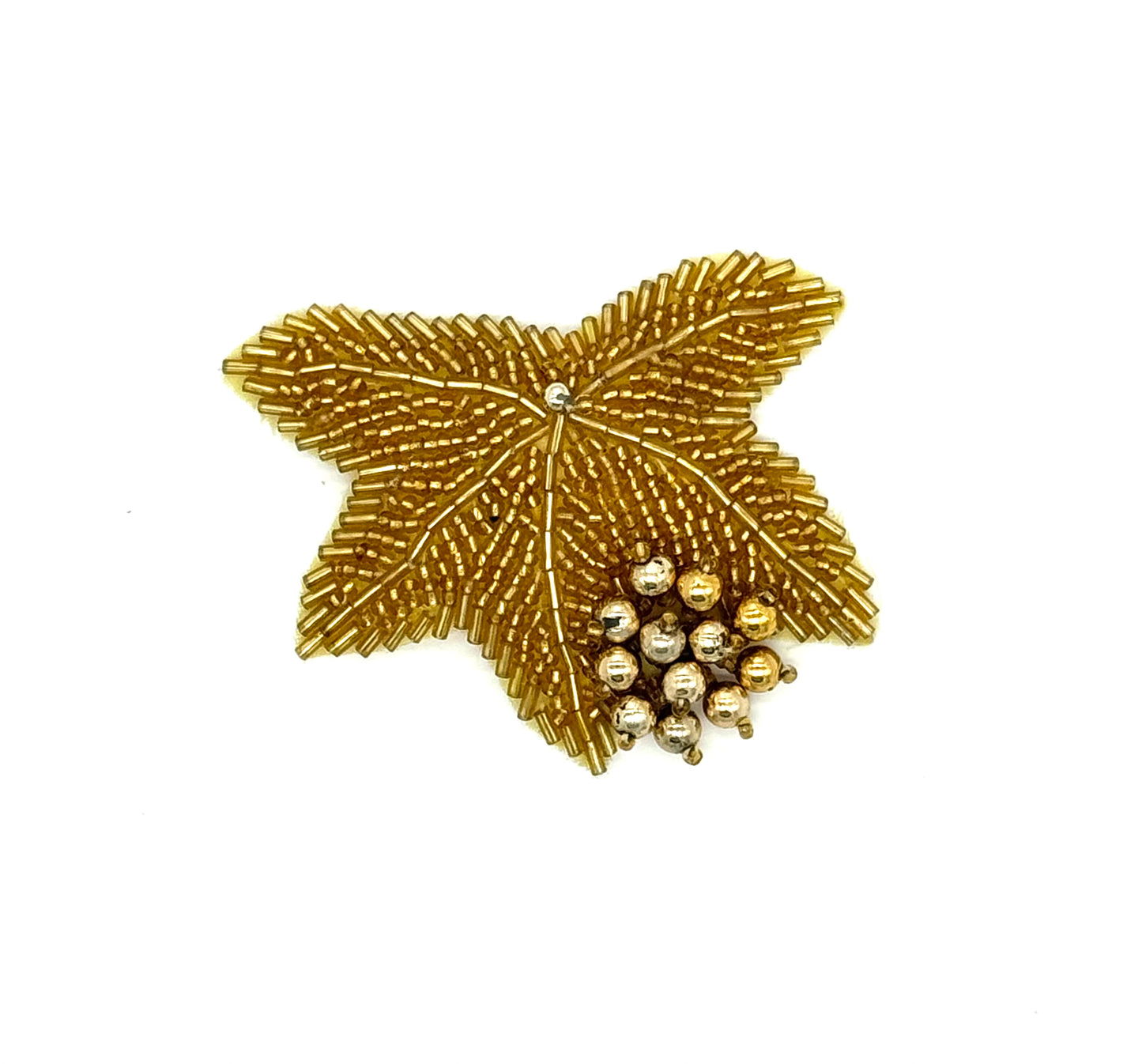 Charretera - Cuentas Doradas 3" x 2.5"