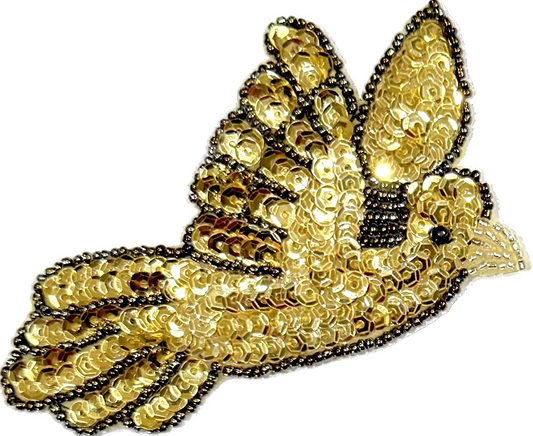 Bird Gold and Brown 3"x 4"