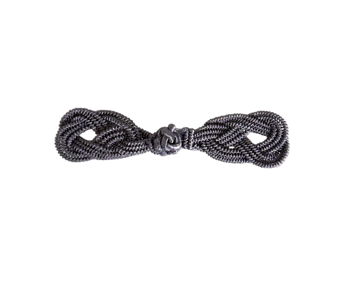 Cierre de rana - Negro 4" x 1"