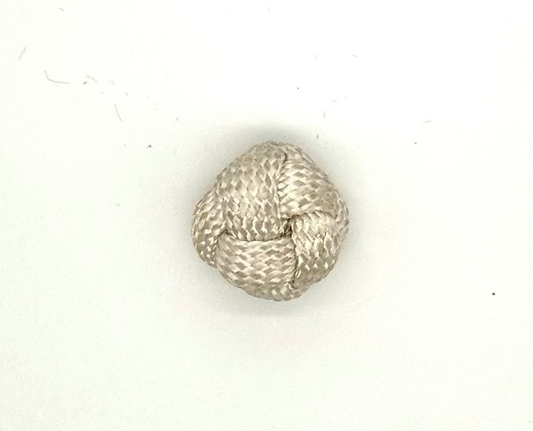 Frog Closure Center - Ivory - Choice of Size 5” or 1”