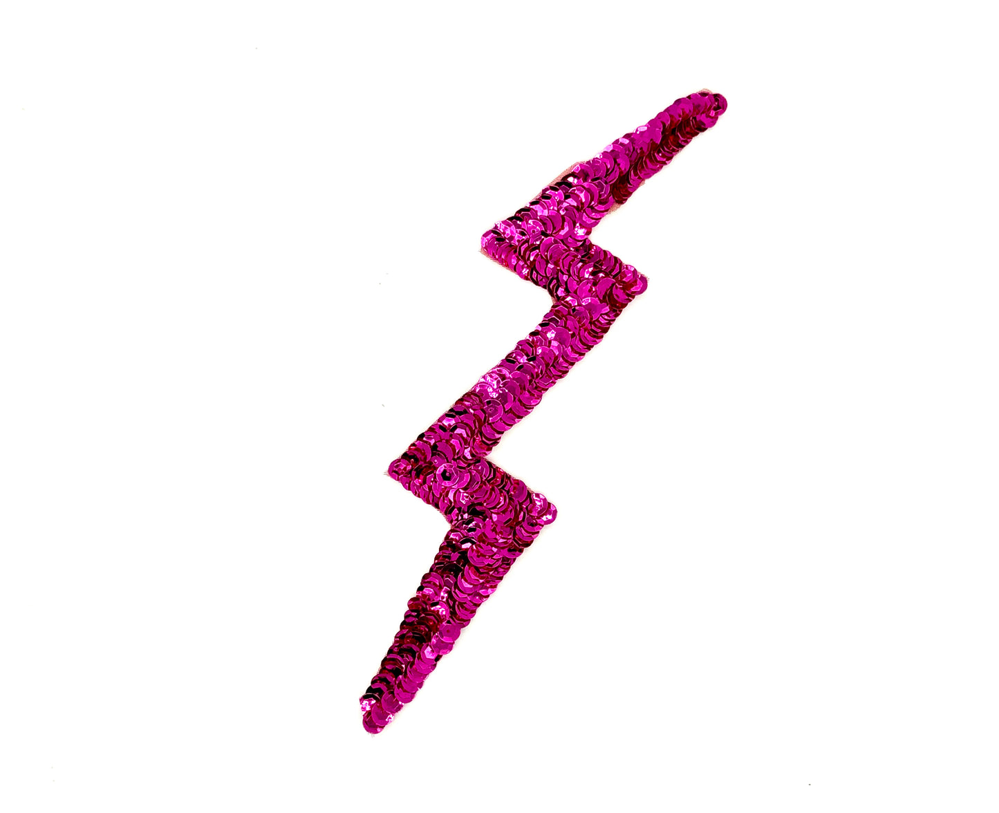 Aplicación de Rayo - Elija Lentejuelas Fucsia o Iridiscentes 8" x 2"