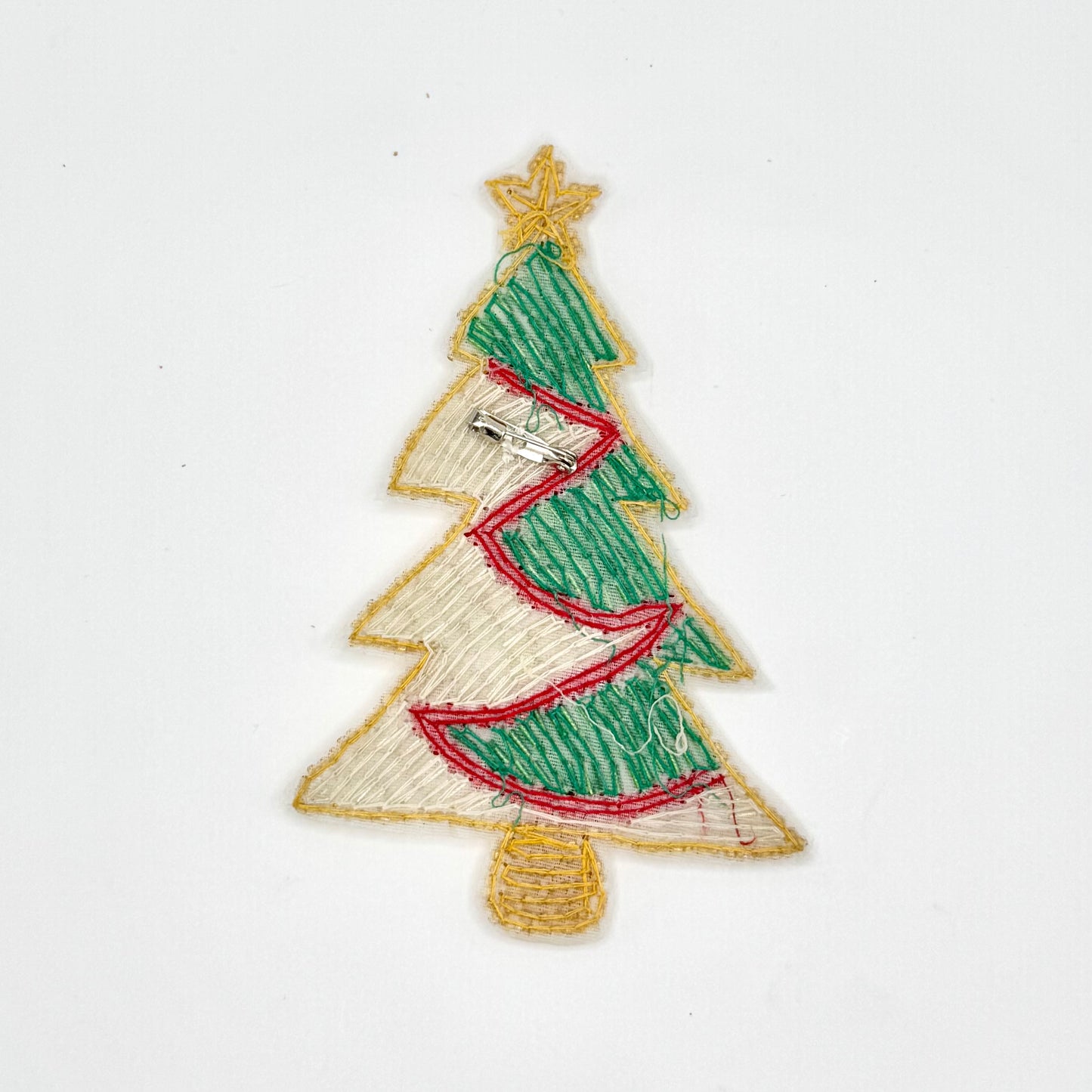 Árbol de Navidad con Cuentas Multicolor 5" x 3.25"