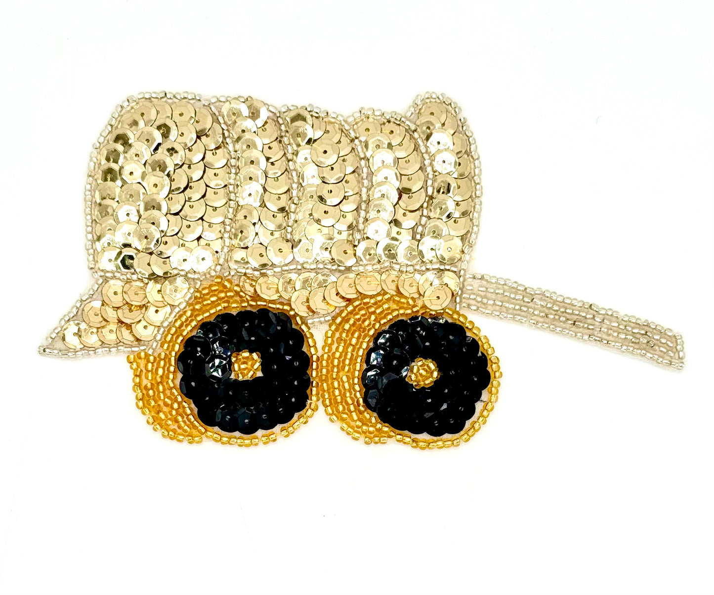 Covered Wagon - Gold, Black and Silver 5.5" x  3.25"