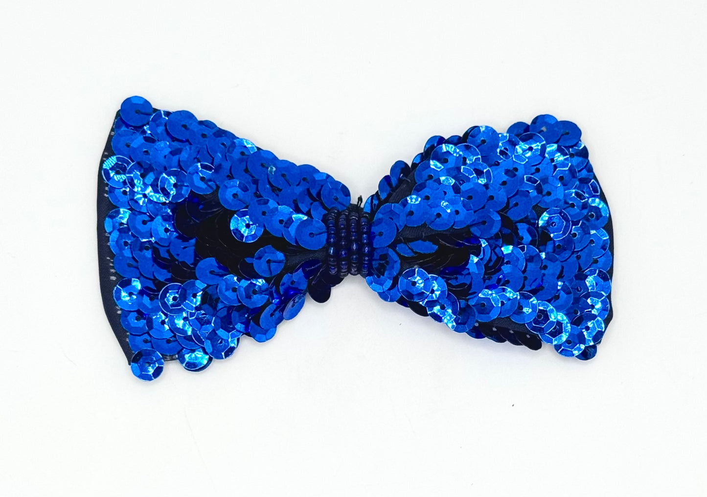 Bow - Royal Blue Sequin Bowtie 4" x 2.25"