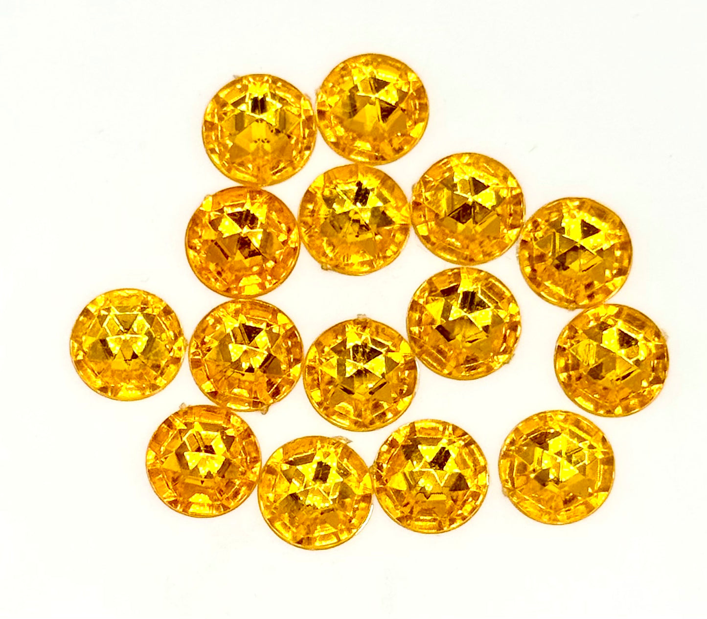 Acrylic Flat-back Rhinestones - 15mm (.75") - Not Hotfix - Choice of Color