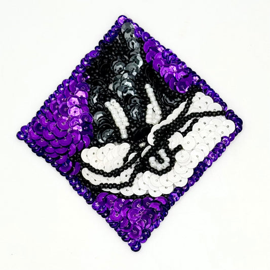 Cartoon Rabbit - Sequins and Beads - 3.5" x 3.25"