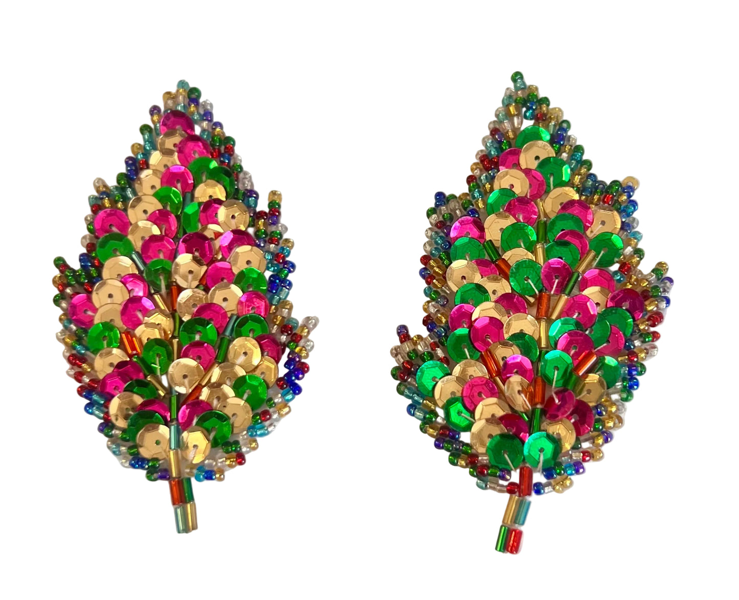 Elección de hoja simple o par multicolor de 3.5" x 2"