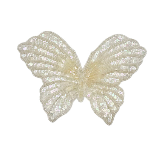 Butterfly with Iridescent Sequins and Beads 9.25" x 6.25"