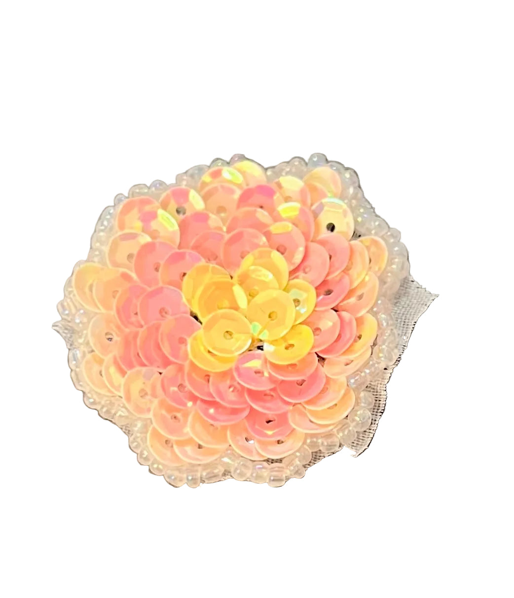 Flor - Elección de color y tamaño en rosa y amarillo 2", venta por yarda