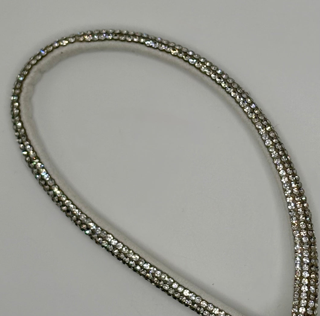 Rhinestone Rope - 6MM -  Half Round