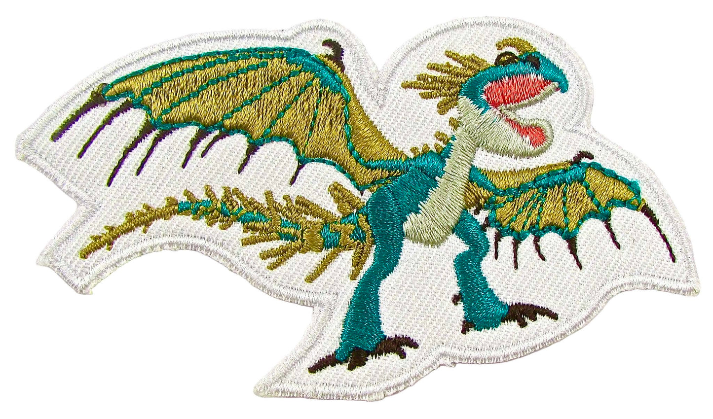 Embroidered Iron-on Dragon Patches Six Listed All under 4"