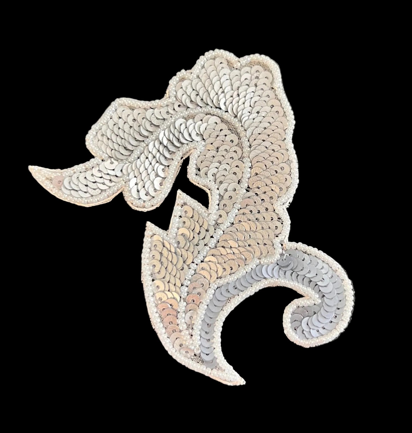 Flower Leaf - Choice of Blue or Grey 3.5" x 4"
