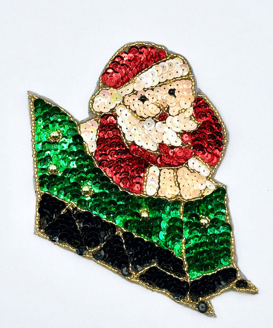 Santa in Sleigh 5.25" x 6.25"