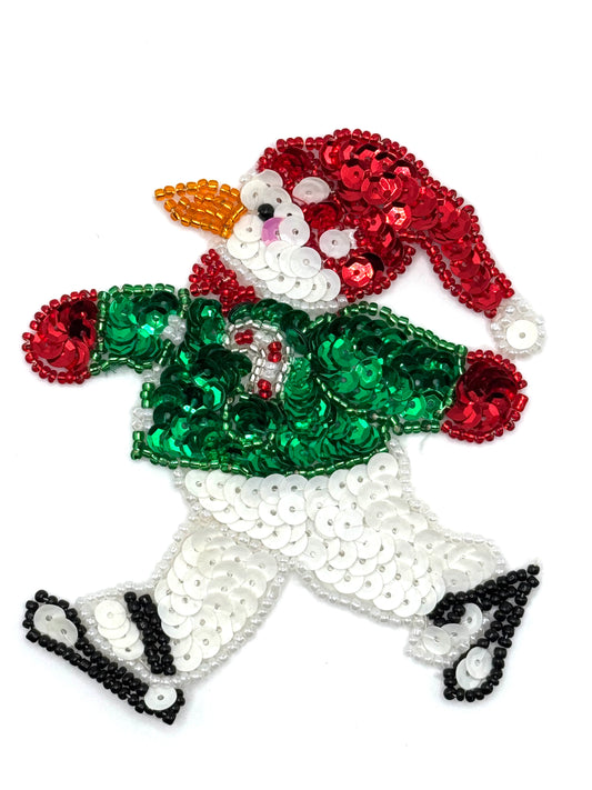 Duck Skating in Christmas Sweater 4" x 3.75"