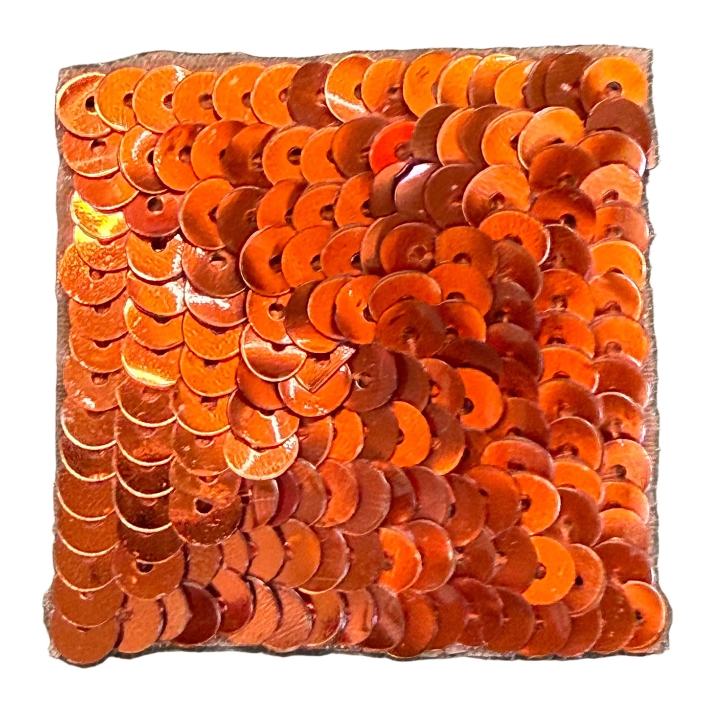 Cuadrado de color a elegir con lentejuelas de 3"