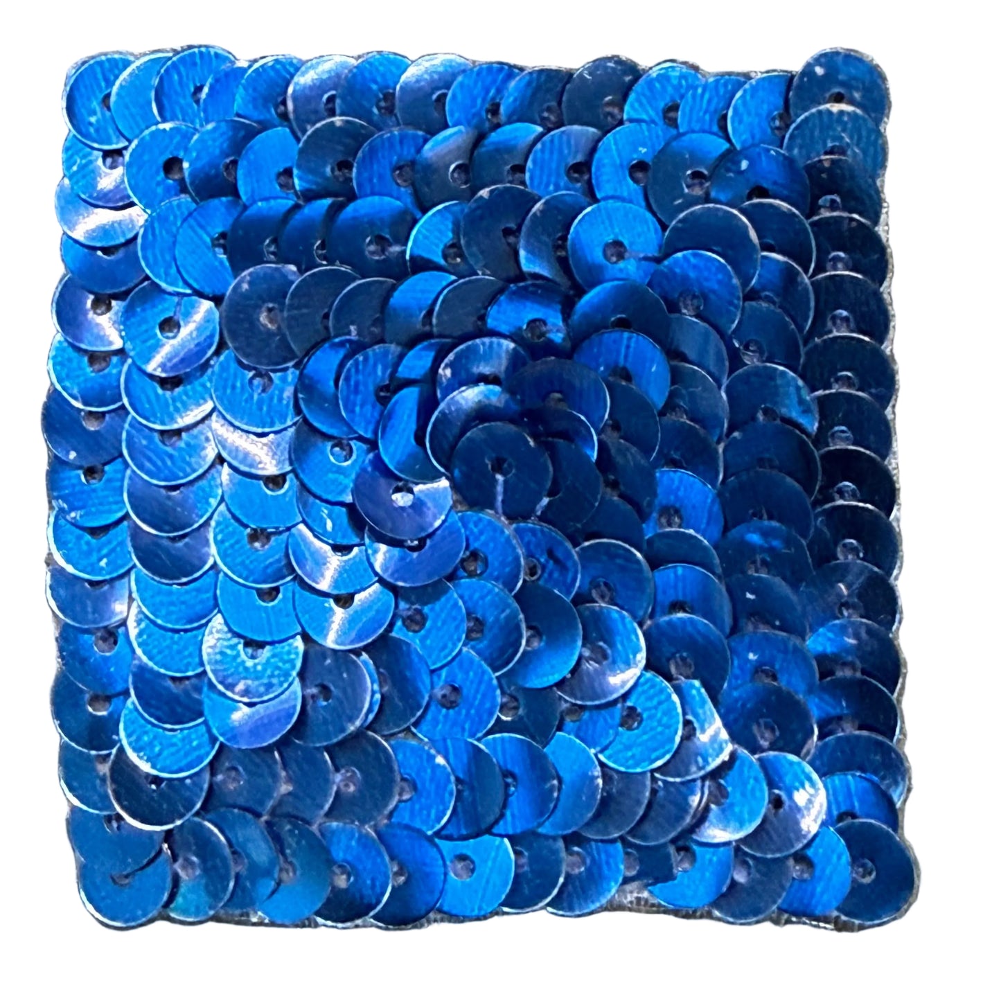 Cuadrado de color a elegir con lentejuelas de 3"