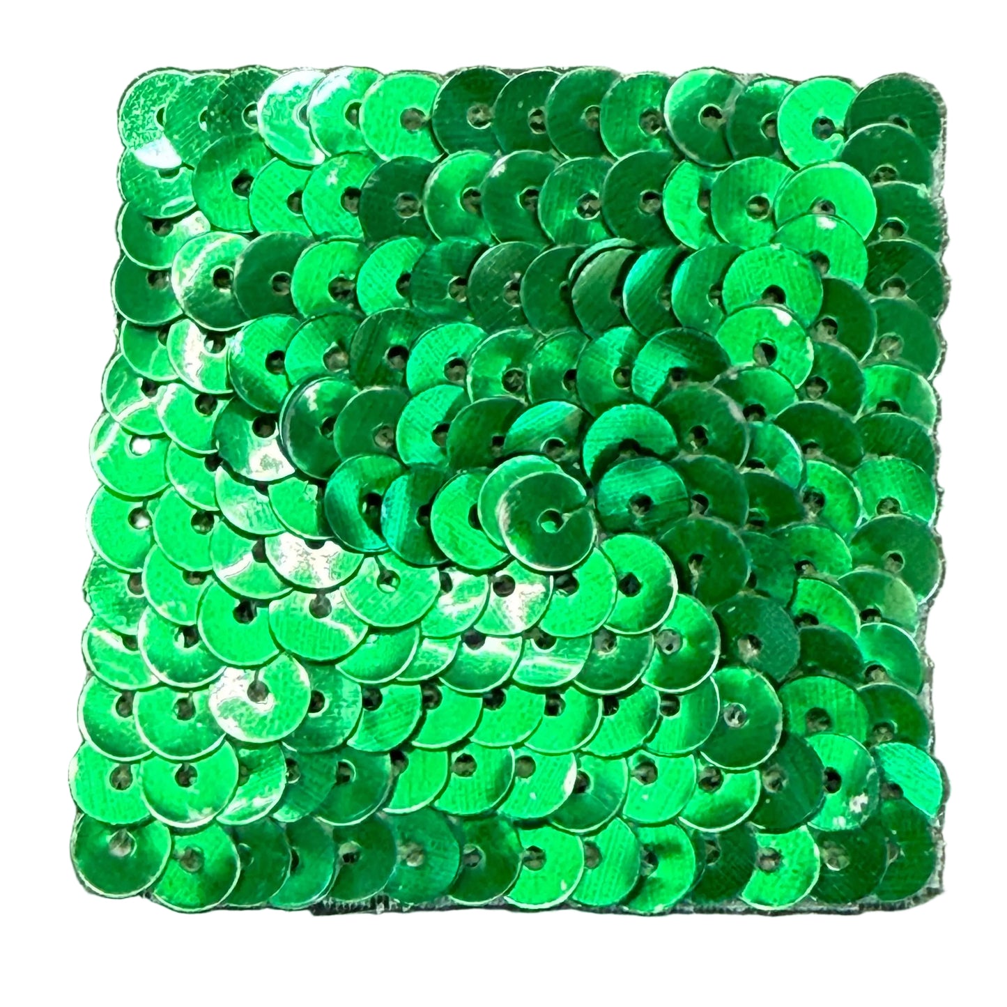 Cuadrado de color a elegir con lentejuelas de 3"