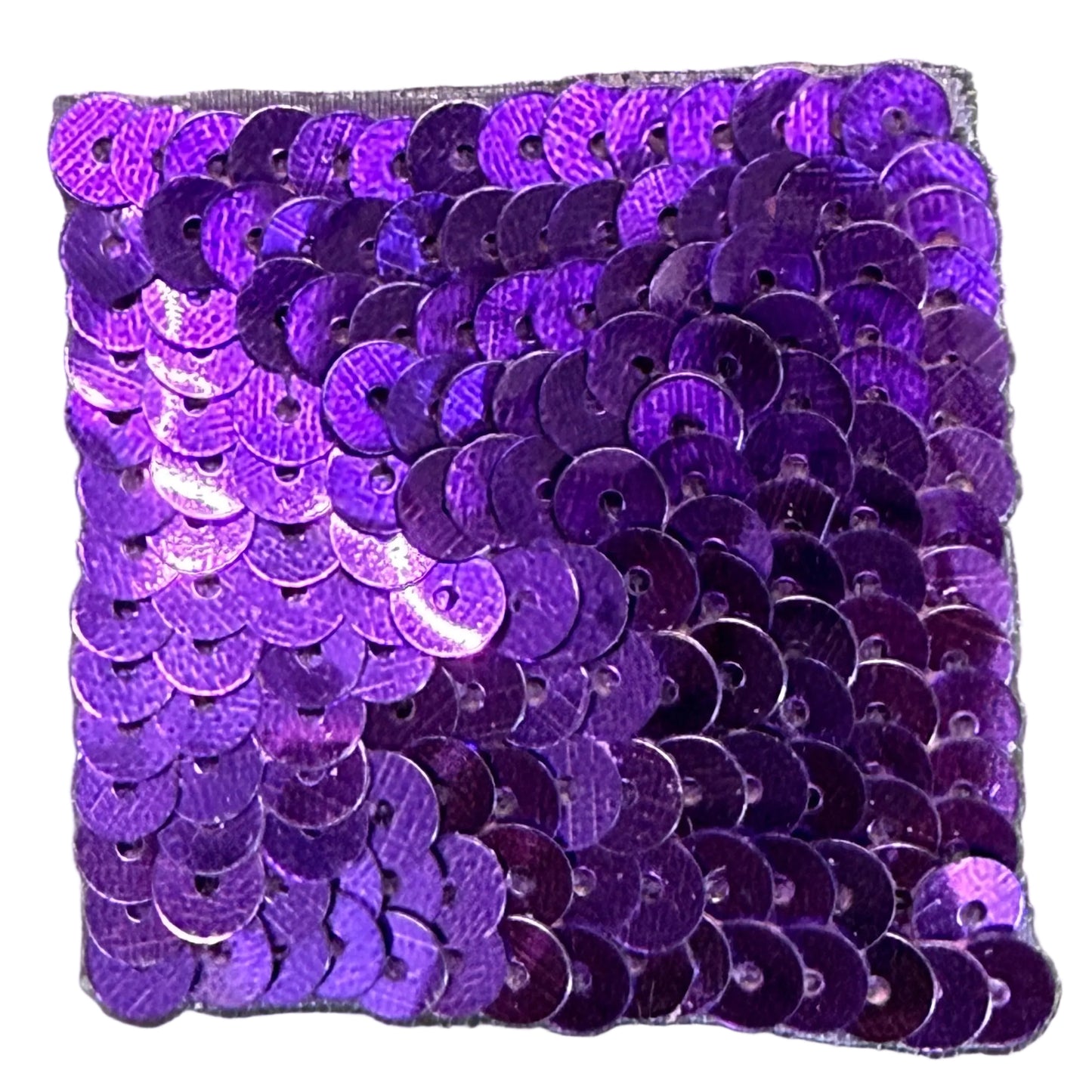 Cuadrado de color a elegir con lentejuelas de 3"
