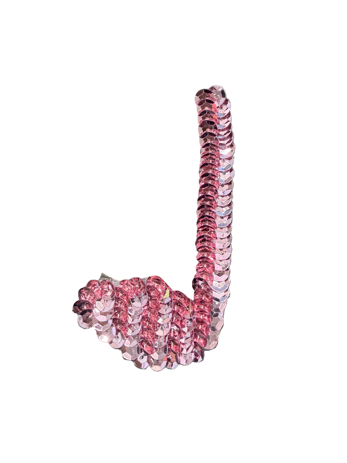 Nota individual con lentejuelas malva 3" x 2"