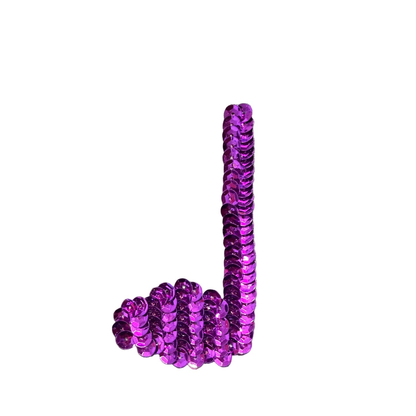 Nota individual con lentejuelas fucsia de 7,62 cm x 5,08 cm