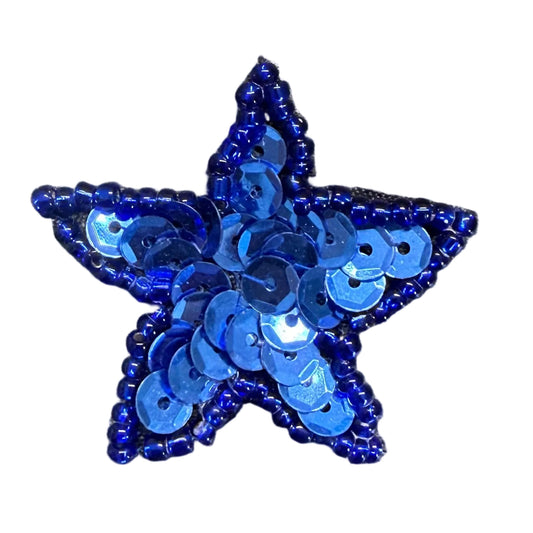 Elección de estrella de lentejuelas azul rey