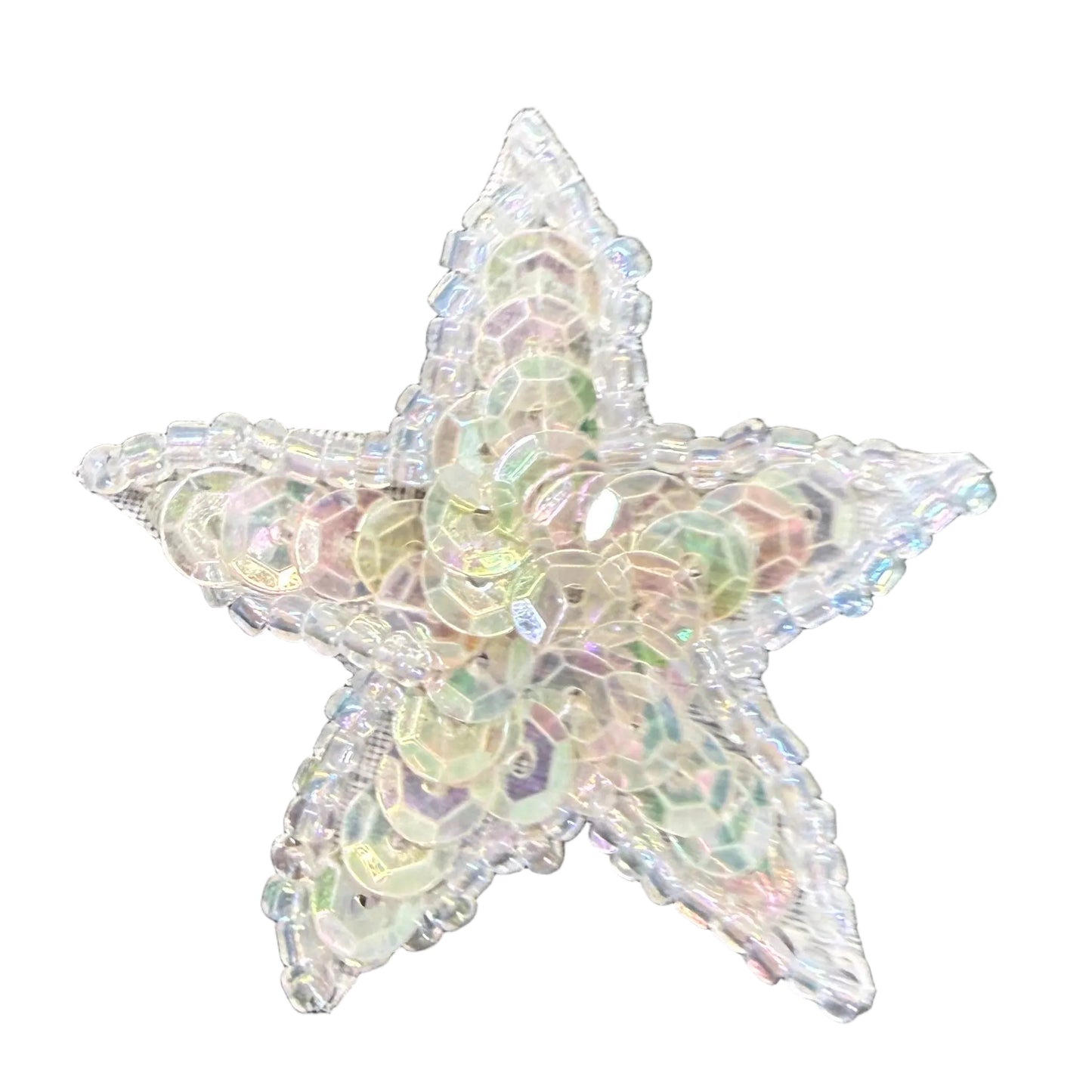 Lentejuelas Iridiscentes de Estrella 3,8 cm