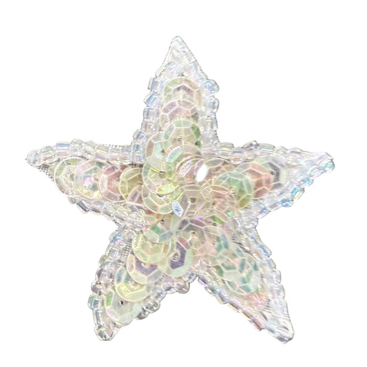 Lentejuelas Iridiscentes de Estrella 3,8 cm