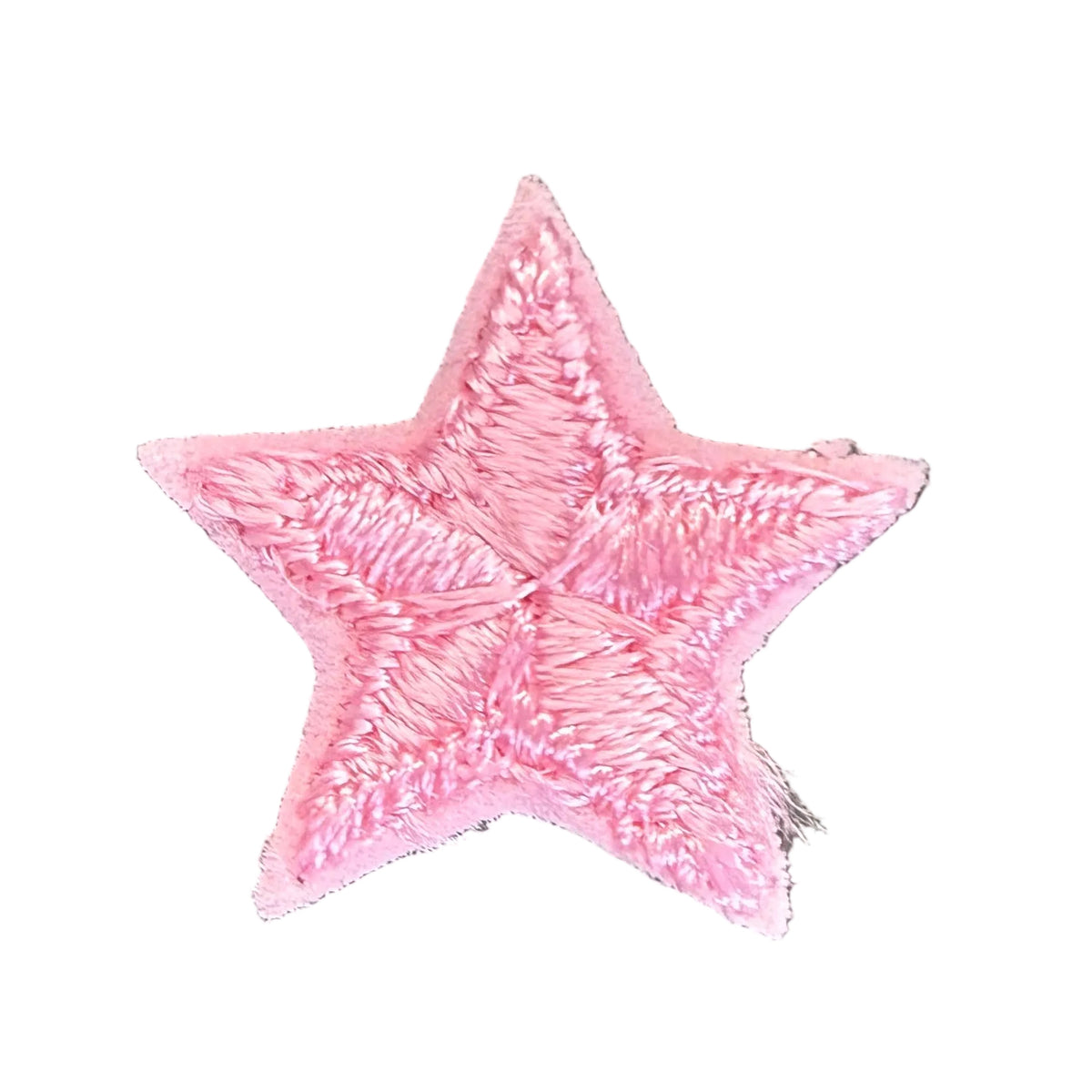 Estrella, rosa bordada para planchar 3,8 cm